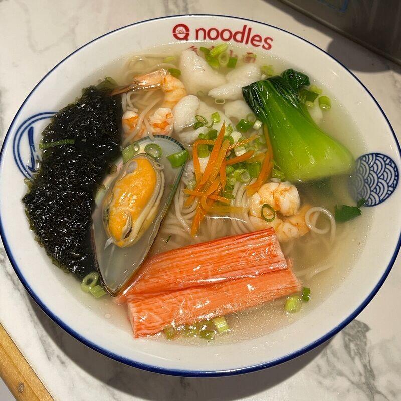 Seafood Noodles Soup